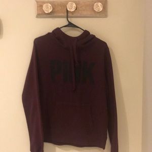 PINK maroon hoodie